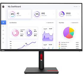 Lenovo ThinkVision/T32p-30/31,5&quot;/IPS/4K UHD / 60Hz / 6ms / Blck-Red / 3R (63D2GAT1EU)