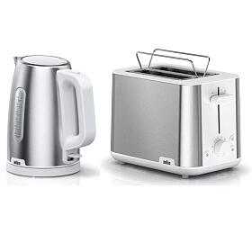 SET Rychlovarn konvice Braun WK1500WH + Topinkova Braun HT 1510WH