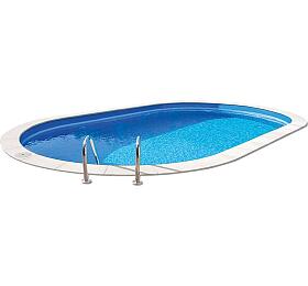 Zaputn bazn CF Exclusiv 600 x 320 x 150 cm, white / blue