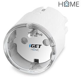 iGET HOME Power 1 - WiFi chytr zsuvka 230V, samostatn, men spoteby, 3680W, 16 A (75020813)