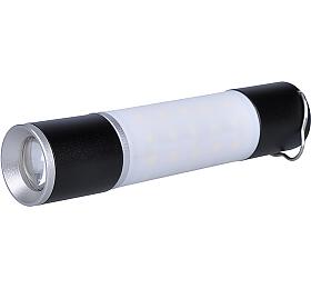 Solight LED nabjec run svtilna s kampingovou lucernou, 250lm, power bank, Li-Ion