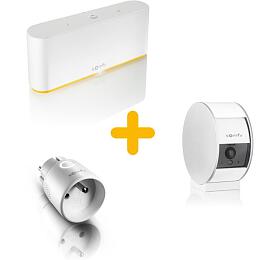dc jednotka Somfy TaHoma Switch + vnitn kamera + Zsuvka ON-OFF Plug io (typ E)