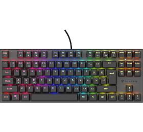 GENESIS genesis hern mechanick klvesnice THOR 303/TKL/RGB/Outemu Peach Silent/Drtov USB/US layout/ern (NKG-1881)