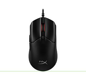 HyperX Pulsefire Haste 2/Herní/Optická/Pro praváky/26 000 DPI/Drátové USB-A/Černá (6N0A7AA)