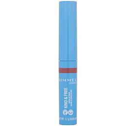 Balzm na rty Rimmel London Kind &amp; Free Tinted Lip Balm, 4 ml, odstn 002 Natural Apricot