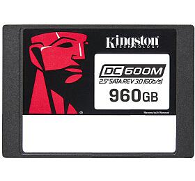 Kingston SSD DC600M 960GB SATA III 2.5&quot; 3D TLC (ten/zpis: 560/530MBs; 94/65k IOPS; 1DWPD), Mixed-use (SEDC600M/960G)