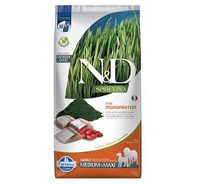 N&amp;D SPIRULINA DOG Adult M/L Herring &amp; Wolfberry 7kg