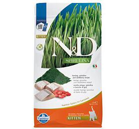 N&amp;D SPIRULINA CAT Kitten Herring &amp; Wolfberry 1,5kg