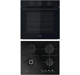 SET Trouba Whirlpool OMK38HU0B + Plynov deska Whirlpool W Collection GOWL 628/NB EE