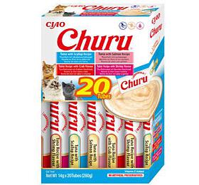 Churu Cat BOX Tuna Seafood Variety 20x14g