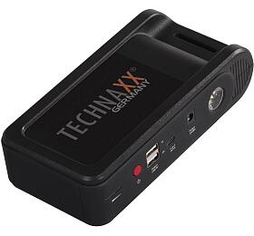 Technaxx Jump Starter, Powerbanka 3-v-1, 10000mAh, startr, nabjen, svtlo, ern (TX-218) (5030)