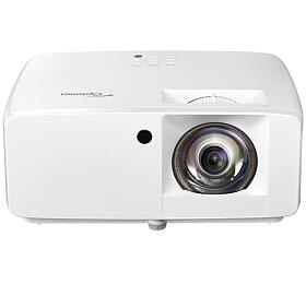 Optoma projektor ZH350ST (DLP, LASER, FULL 3D, WXGA, 4000 ANSI, 300 000:1, 2xHDMI, RS232, 15W speaker), 5let zaruka (E9PD7KK31EZ3)