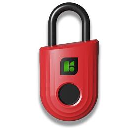 Igloohome Padlock Lite - chytr visac zmek, otisk prstu, erven (SP3R)