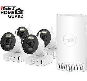 Kamerov set iGET HOMEGUARD HGNVK88004P v2023 Wire-free FullHD NVR 8CH + 4x bateriov kamera HGNVK686CAMP