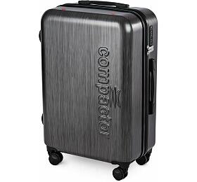 Cestovn kufr Compactor Hybrid Luggage L Vacuum System 46,5 x 26 x 68 cm, grafitov