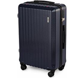 Cestovn kufr Compactor Hybrid Luggage L Vacuum System 46,5 x 26 x 68 cm, tmav modr