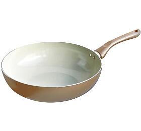 Pánev WOK TORO Champagne 28cm, keramický povrch