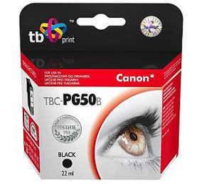 Inkoustov npl TB Canon PG-50B kompatibiln - ern