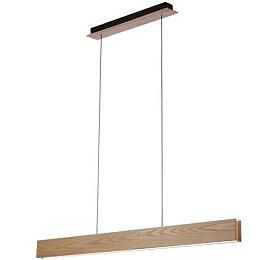 Laria Wood zvsn svtidlo LED 40W + 10W 3000lm 3000K 120cm IP20, devn dekor AZzardo