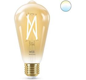 WiZ LED rovka filament amber E27 ST64 7W 640lm 2000-5000K IP20, stmvateln