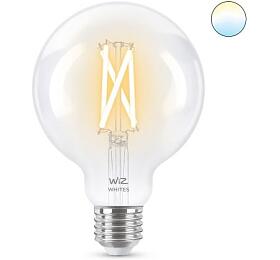 WiZ LED filament rovka E27 G95 7W 806lm 2700-6500K, stmvateln