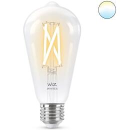 WiZ LED rovka filament E27 ST64 7W 806lm 2700-6500K IP20, stmvateln