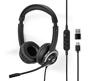 PC Headset NEDIS CHSTU310BK
