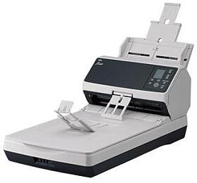 FUJITSU-RICOH skener Fi-8270 A4, deska+prchod, 70ppm, 600dpi, LAN RJ45-1000, USB 3.2,ADF 100list, 10000 list za den (#PA03810-B551)