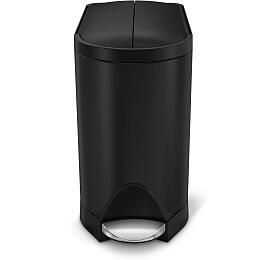 Pedlov odpadkov ko Simplehuman  10 l, butterfly vko, matn ern ocel CW2104