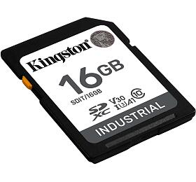 KINGSTON 16GB SDHC Industrial -40C to 85C C10 UHS-I U3 V30 A1 pSLC (SDIT/16GB)