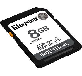 KINGSTON 8GB SDHC Industrial -40C to 85C C10 UHS-I U3 V30 A1 pSLC (SDIT/8GB)