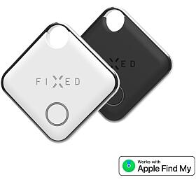 Smart tracker FIXED Tag s podporou Find My, 2 ks, ern + bl