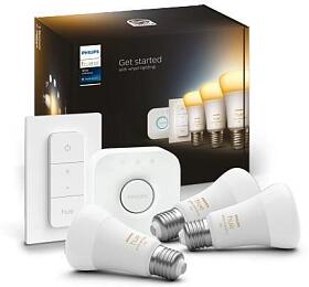 Hue sada Hue Bridge + 3x WA LED rovka E27 A60 8W 1100lm 2200-6500K IP20 + ovlada Philips HUE