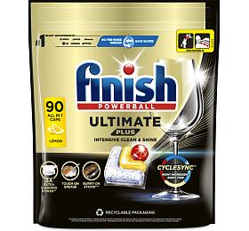 Finish tablety do myky Ultimate Plus All in 1 Lemon, 90 ks