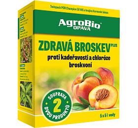 AgroBio Zdrav broskev Plus Champion 50 WG 2 x 20 g + Harmonie elezo 30 ml