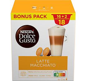 Kapsle Nescafé Dolce Gusto NESTLE Latte Macchiato, 18 ks