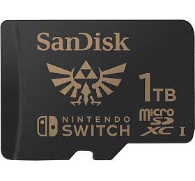 SanDisk Nintendo Switch micro SDXC, Zelda Edition 1 TB 100 MB/s A1 C10 V30 UHS-1 U4