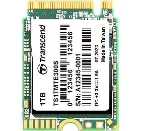 Transcend MTE300S 1TB SSD disk M.2 2230,NVMe PCIe Gen3 x4 (3D NAND flash), R2000 MB/s, W1650 MB/s (TS1TMTE300S)