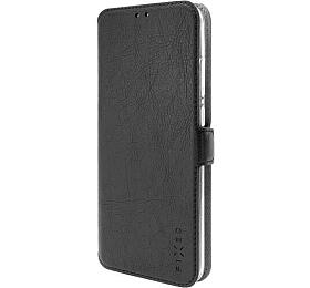 Tenk pouzdro typu kniha FIXED Topic pro Motorola Moto E32, ern