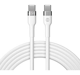 Kabel Forever Flexible USB-C/USB-C 1m 60W bílý