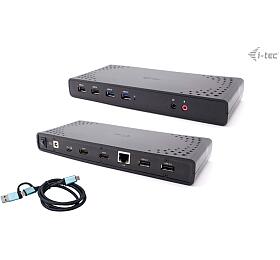 I-TEC i-tec USB 3.0/USB-C/Thunderbolt, 2x HDMI Docking Station, PD 100W (CADUALHDMIDOCKPD)