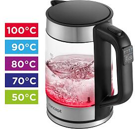 Rychlovarn konvice Concept RK4067, s regulac teploty, 1,7 l