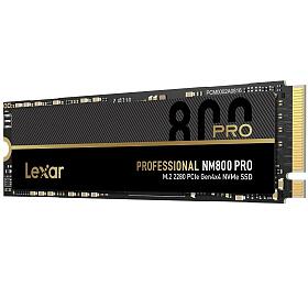 Lexar SSD NM800PRO PCle Gen4 M.2 NVMe - 2TB (ten/zpis: 7500/6300MB/s) (LNM800P002T-RNNNG)