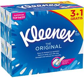 Kleenex Original 3vrstv paprov kapesnky v krabice, 4 72 ks