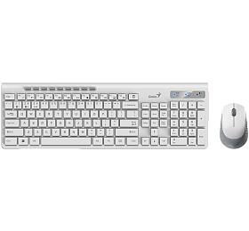 GENIUS SlimStar 8230/ Bezdrtov set Bluetooth + 2,4GHz/ pipojen a 3 zazen/ USB/ bl/ CZ+SK layout (31340015403)