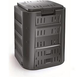 Kompostr zahradn COMPOGREEN 320l ern PROSPERPLAST