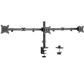 Drk 3 monitor na stl GEMBIRD MA-D3-01, naklpc, a do 27 a 7kg, ern