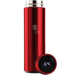BERLINGERHAUS Termoska nerez s LED displejem 450 ml Burgundy Metallic Line BH-7955