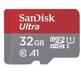 SanDisk MicroSDXC karta 128GB Ultra (140MB/s, A1 Class 10 UHS-I ) + adaptr (SDSQUAB-128G-GN6IA)