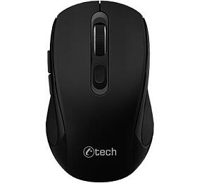C-Tech WLM-12BK/Ergonomická/Optická/Pro praváky/1 600 DPI/USB+BT/Černá